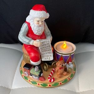 Santa’s List Tealight Candle Holder